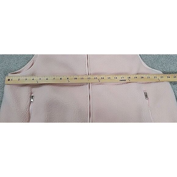 Shiny By Nature Pink Women's Zip up Vest w/pockets -2xl polyester - Picture 6 of 9